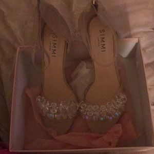 Simmi Heels with crystals